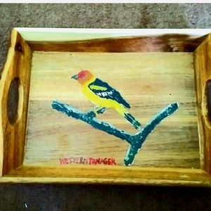 - Tanager  Bird Serbing Tray
